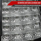 2007-2013 Toyota Tundra LED Tail Lights (Matte Black Housing/Clear Lens)