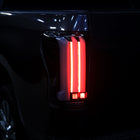 2007-2013 Toyota Tundra Sequential White LED Bar Tail Lights (Matte Black Housing/Smoke Lens)