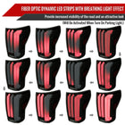 2007-2013 Toyota Tundra Sequential White LED Bar Tail Lights (Matte Black Housing/Smoke Lens)