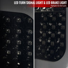 2014-2021 Toyota Tundra White Bar Sequential LED Tail Lights (Glossy Black Housing/Smoke Lens)