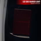 2014-2021 Toyota Tundra White Bar Sequential LED Tail Lights (Glossy Black Housing/Smoke Lens)