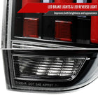 2014-2021 Toyota Tundra Facelift Style Full LED Tail Lights with Sequential Turn Signal (Jet Black Housing/Clear Lens)