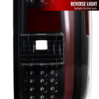 2014-2021 Toyota Tundra Red Bar Sequential LED Tail Lights (Jet Black Housing/Clear Lens)