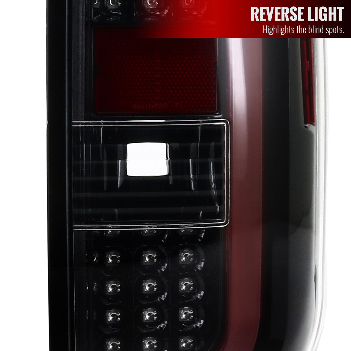2014-2021 Toyota Tundra Red Bar Sequential LED Tail Lights (Jet Black Housing/Clear Lens)