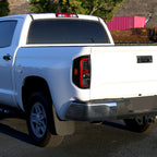 2014-2021 Toyota Tundra Red Bar Sequential LED Tail Lights (Jet Black Housing/Clear Lens)