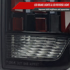 2014-2021 Toyota Tundra Facelift Style Full LED Tail Lights with Sequential Turn Signal (Jet Black Housing/Smoke Lens)