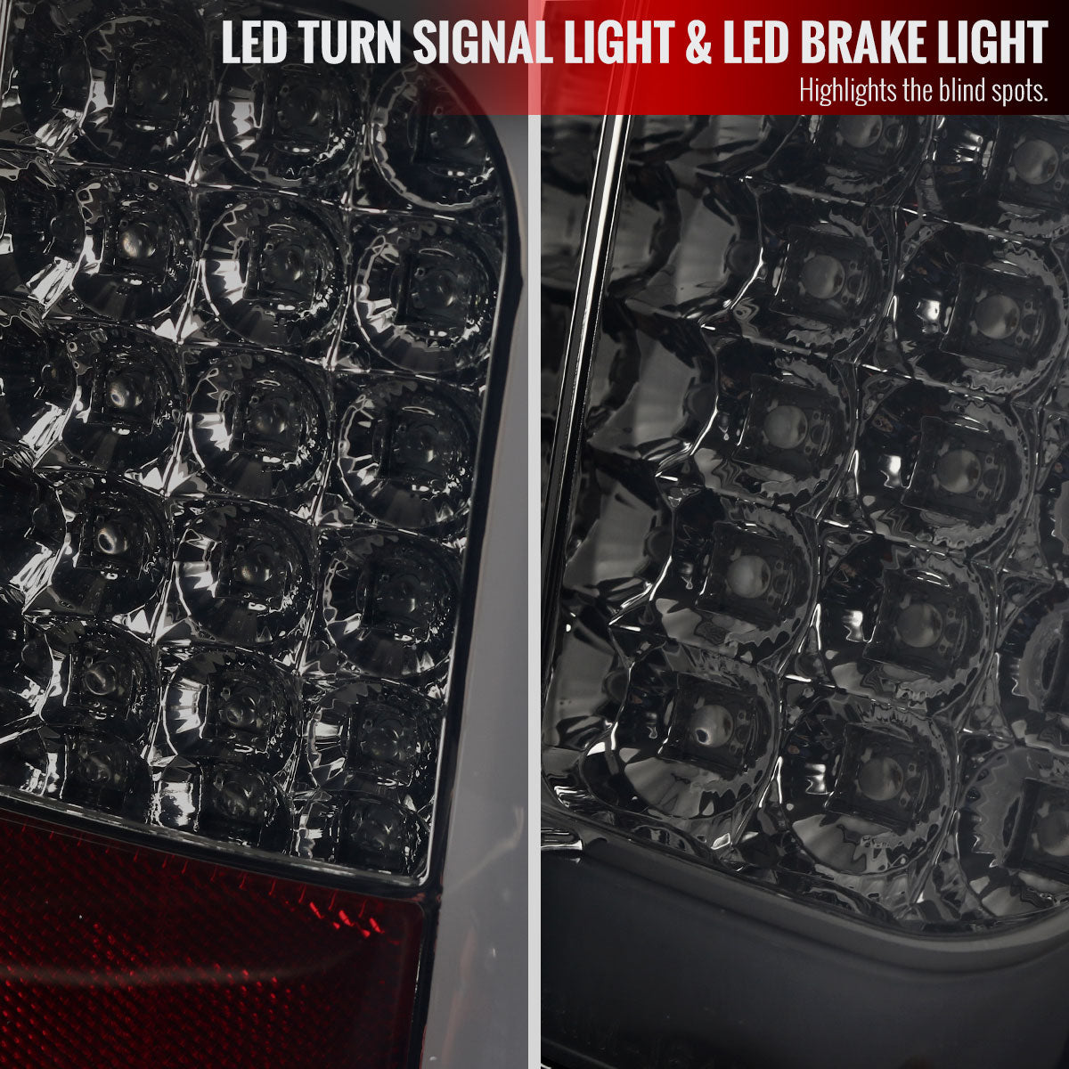 2014-2021 Toyota Tundra White Bar Sequential LED Tail Lights (Chrome Housing/Smoke Lens)