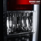 2014-2021 Toyota Tundra White Bar Sequential LED Tail Lights (Matte Black Housing/Clear Lens)