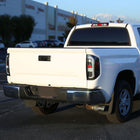 2014-2021 Toyota Tundra White Bar Sequential LED Tail Lights (Matte Black Housing/Clear Lens)