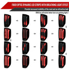 2014-2021 Toyota Tundra Facelift Style Full LED Tail Lights with Sequential Turn Signal (Matte Black Housing/Smoke Lens)