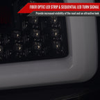 2008-2014 Subaru Impreza WRX/STI LED Sequential Turn Signal Tail Lights(Glossy Black Housing/Smoke Lens)