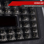 2008-2014 Subaru Impreza WRX/STI LED Sequential Turn Signal Tail Lights(Chrome Housing/Smoke Lens)