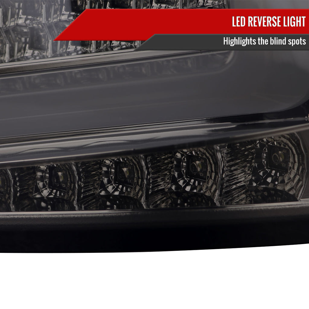 2008-2014 Subaru Impreza WRX/STI LED Sequential Turn Signal Tail Lights(Chrome Housing/Smoke Lens)