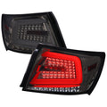 2008-2014 Subaru Impreza WRX/STI LED Sequential Turn Signal Tail Lights(Chrome Housing/Smoke Lens)