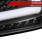 2008-2014 Subaru Impreza WRX/STI LED Sequential Turn Signal Tail Lights(Matte Black Housing/Clear Lens)
