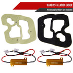 2008-2014 Subaru Impreza WRX/STI LED Sequential Turn Signal Tail Lights(Matte Black Housing/Clear Lens)