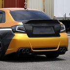 2008-2014 Subaru Impreza WRX/STI LED Sequential Turn Signal Tail Lights(Matte Black Housing/Clear Lens)