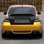 2008-2014 Subaru Impreza WRX/STI LED Sequential Turn Signal Tail Lights(Matte Black Housing/Clear Lens)