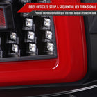 2008-2014 Subaru Impreza WRX/STI Red LED Sequential Turn Signal Tail Lights(Matte Black Housing/Clear Lens)