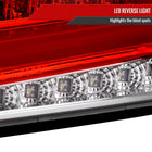 2008-2014 Subaru Impreza WRX/STI LED Sequential Turn Signal Tail Lights(Chrome Housing/Red Lens)