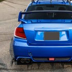 2008-2014 Subaru Impreza WRX/STI LED Sequential Turn Signal Tail Lights(Chrome Housing/Red Lens)