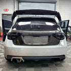 2008-2014 Subaru Impreza WRX Hatchback LED White Sequential Tube Tail Lights(Glossy Black Housing/Dark Smoke Lens)