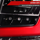 2008-2014 Subaru Impreza WRX Hatchback LED Sequential Tube Tail Lights(Glossy Black Housing/Clear Lens)