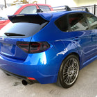 2008-2014 Subaru Impreza WRX Hatchback LED Sequential Tube Tail Lights(Glossy Black Housing/Clear Lens)