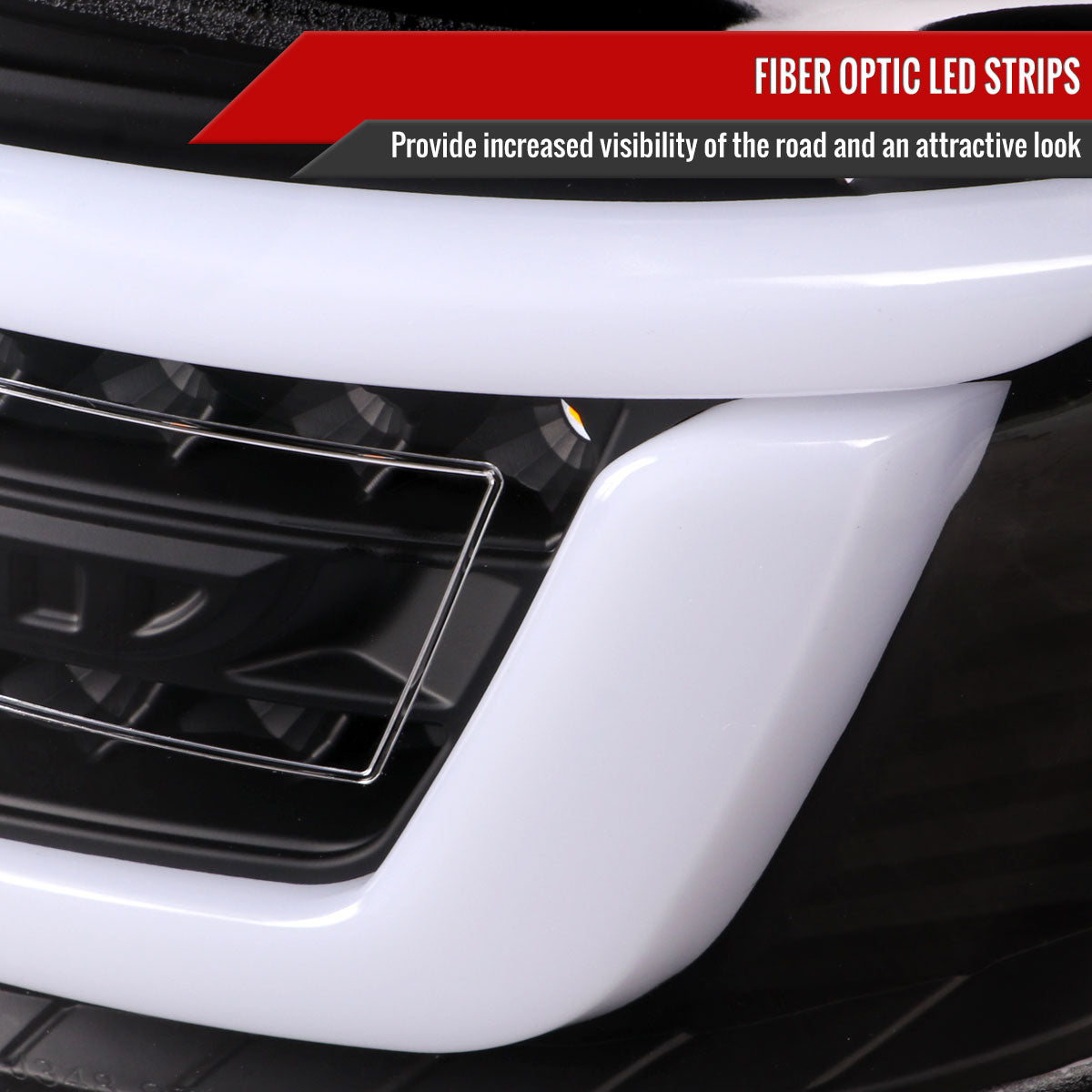 2008-2014 Subaru Impreza WRX Hatchback LED White Sequential Tube Tail Lights(Matte Black Housing/Clear Lens)