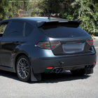 2008-2014 Subaru Impreza WRX Hatchback LED Red Sequential Tube Tail Lights(Matte Black Housing/Clear Lens)