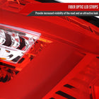 2008-2014 Subaru Impreza WRX Hatchback LED Sequential Tube Tail Lights(Chrome Housing/Red Lens)