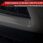 2015-2021 Subaru WRX Sequential White Bar LED Tail Lights (Glossy Black Housing/Smoke Lens)