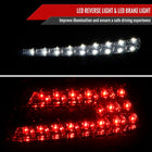2015-2021 Subaru WRX Sequential White Bar LED Tail Lights (Chrome Housing/Smoke Lens)