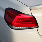2015-2021 Subaru WRX Sequential White Bar LED Tail Lights (Chrome Housing/Red Lens)