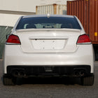 2015-2021 Subaru WRX Sequential White Bar LED Tail Lights (Chrome Housing/Red Lens)