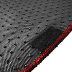 2006-2010 Honda Civic Coupe Black Front & Rear Carpet Floor Mats w/ Red Stitching - 4PC