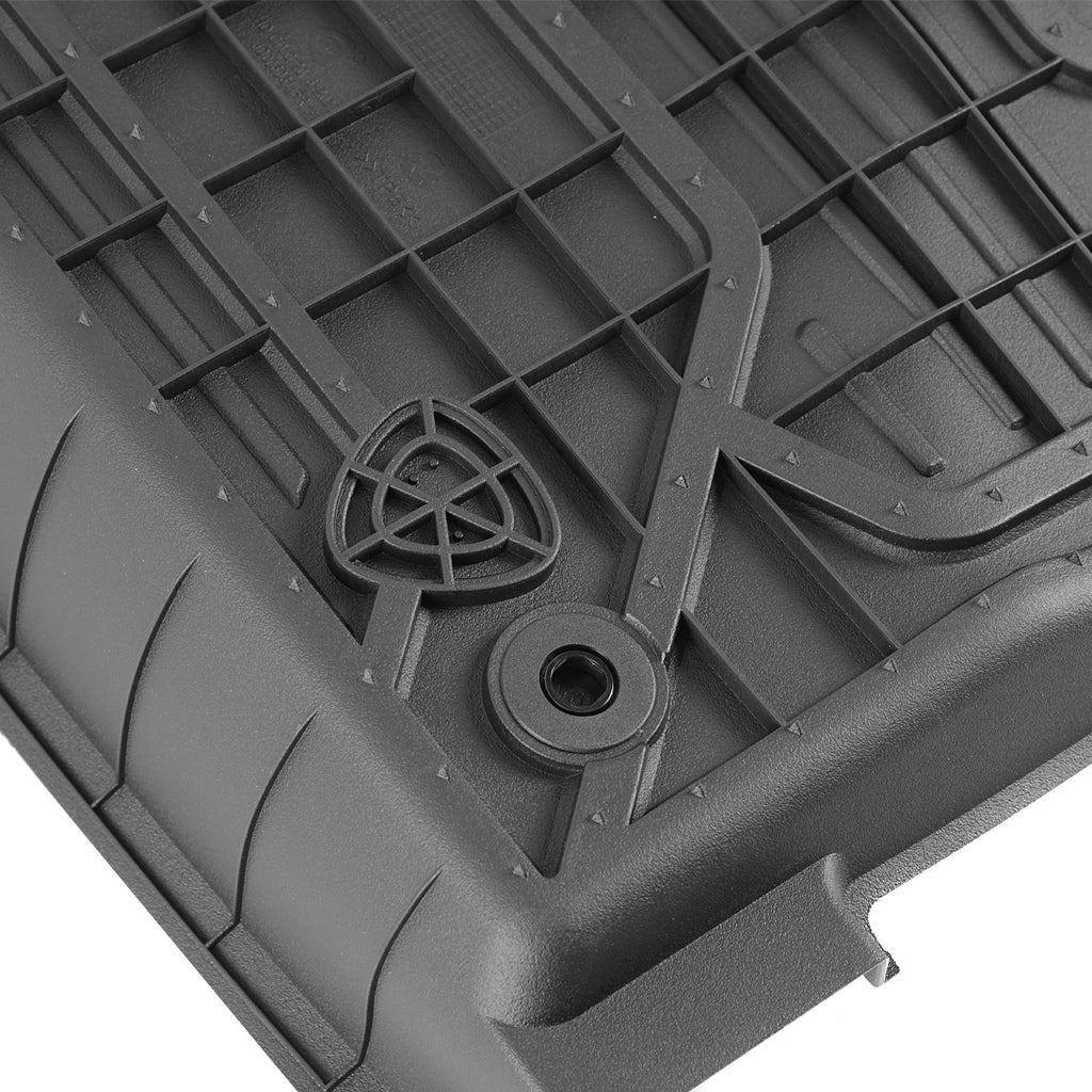 2016-2021 Honda Civic Matte Black Injection TPE Front & Rear Floor Mats - 5PC