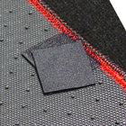 1996-2000 Honda Civic Coupe/Hatchback Black Front & Rear Carpet Floor Mats w/ Red Stitching - 4PC