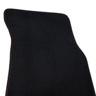 1994-2001 Acura Integra Coupe Black Front & Rear Carpet Floor Mats w/ Red Stitching - 4PC