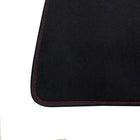 1994-2001 Acura Integra Coupe Black Front & Rear Carpet Floor Mats w/ Red Stitching - 4PC