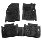 2014-2020 Nissan Rogue All Weather TPE 3 PC Black Floor Mats