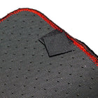 2002-2006 Acura RSX Black Front & Rear Carpet Floor Mats w/ Red Stitching