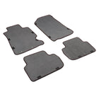 2002-2006 Acura RSX Black Front & Rear Carpet Floor Mats w/ Red Stitching