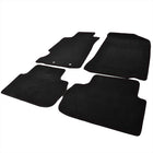 2002-2006 Acura RSX Black Front & Rear Carpet Floor Mats w/ Red Stitching