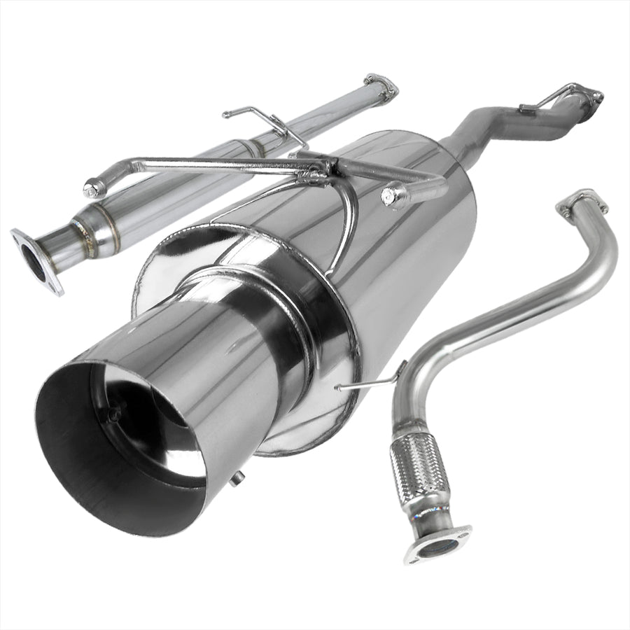 1994-1997 Honda Accord 4CYL T-304 Stainless Steel N1 Style Catback Exhaust System