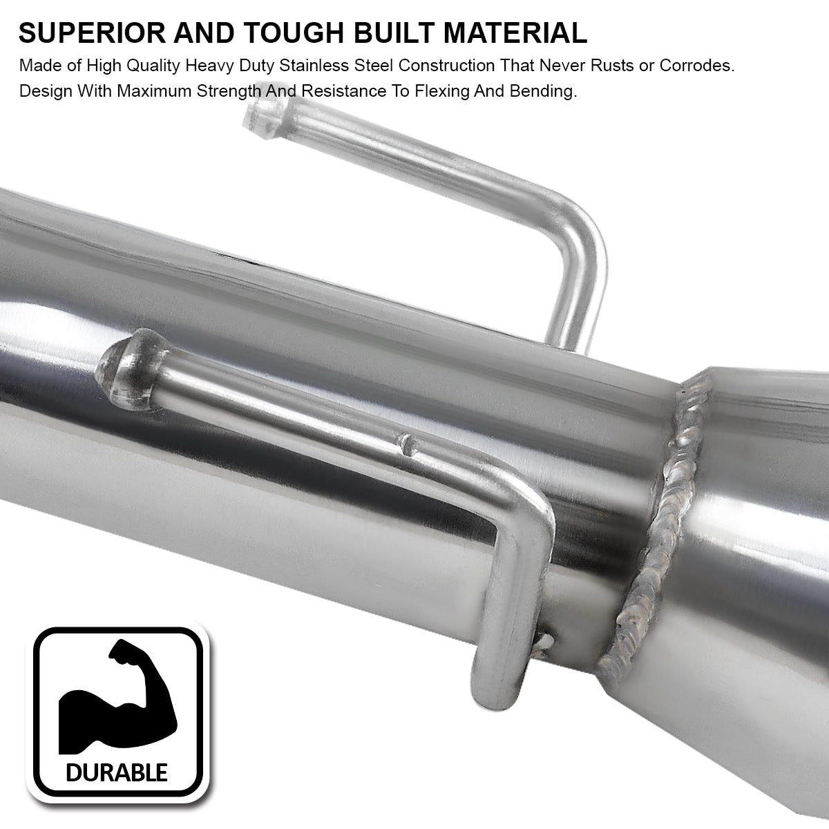 1988-1991 Honda CRX Hatchback T-304 Stainless Steel N1 Style Catback Exhaust System w/ Burnt Tip
