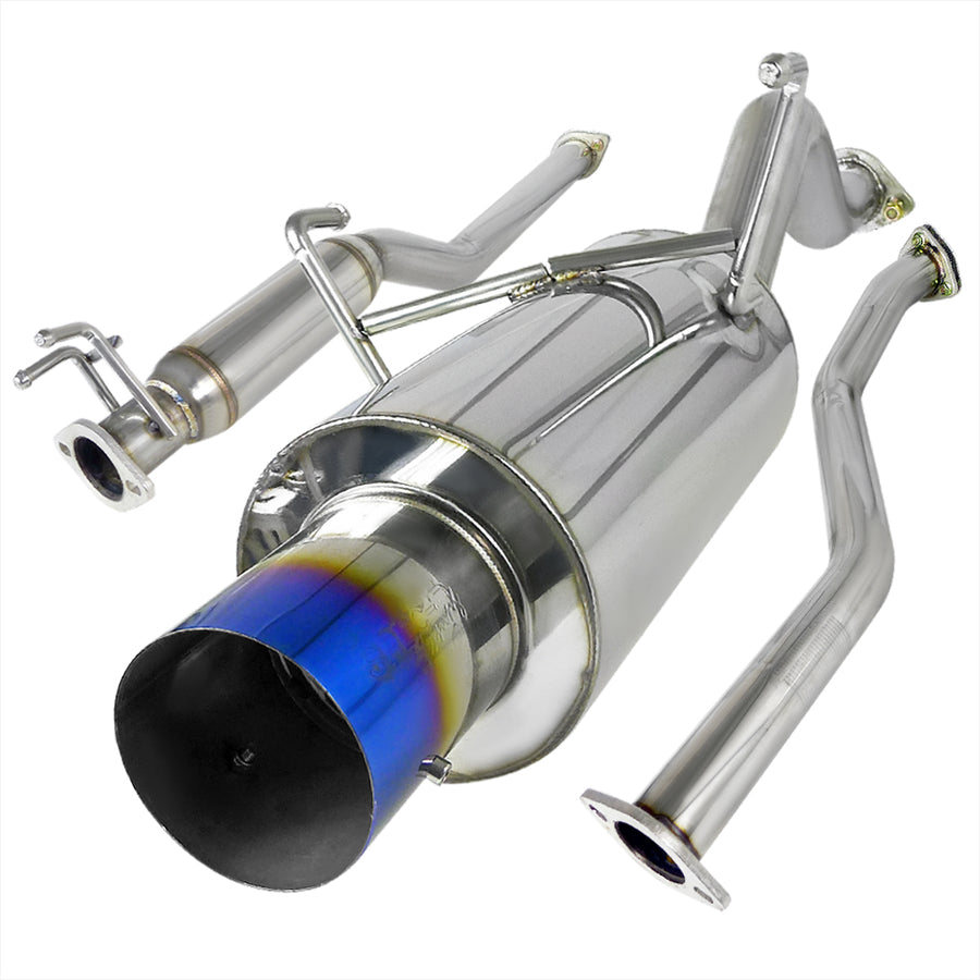 2001-2005 Honda Civic EX HX Si N1 Style Catback Exhaust System w/ Burnt Tip