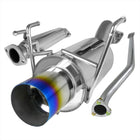 2002-2005 Honda Civic Si Hatchback T-304 Stainless Steel N1 Style Catback Exhaust System w/ Burnt Tip