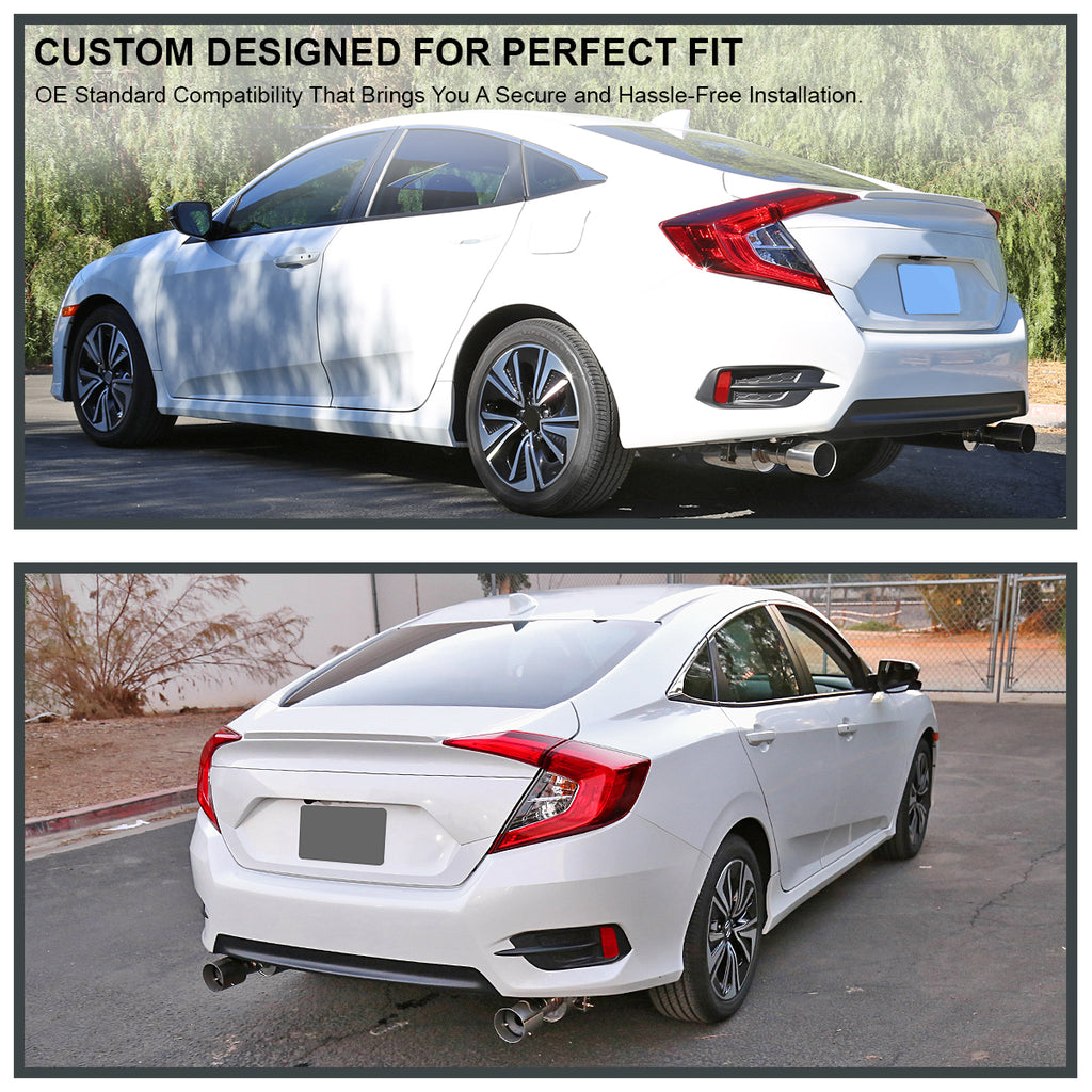 2016-2021 Honda Civic Sedan 1.5L Turbo Stainless Steel Catback Exhaust System
