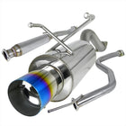 1992-1995 Honda Civic Hatchback T-304 Stainless Steel N1 Style Catback Exhaust System w/ Burnt Tip